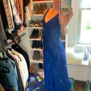 Royal blue jumpsuit